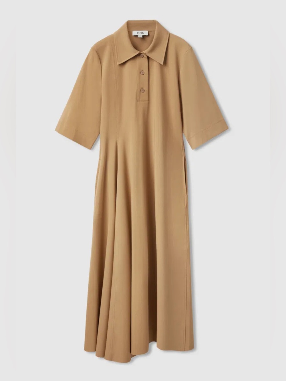 COS Asymmetric Polo Shirt Dress Sz XS